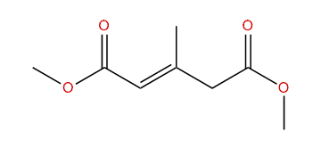 (E)-Dimethyl 3-methyl-2-pentenedioate